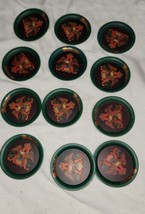 Lot of 12 Vintage Budweiser Metal Tray Coaster 3.5 Inch - £23.50 GBP