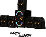 Home Theater Speaker System By Acoustic Audio (Aa5210) With Bluetooth, Led - £112.91 GBP