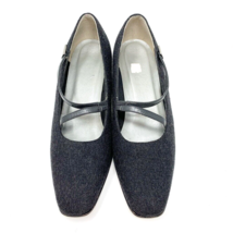 9-2-5 So Soft Womens Charcoal Gray Wool Slip On Elastic Pumps, Size 6 - £13.96 GBP