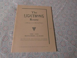 The Lightning Route  1886-1936  Montgomery Alabama   1975 - £17.64 GBP