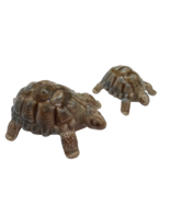 Vintage Wade of England Brown Tan Turtle Tortoise Porcelain Figurines Se... - £13.94 GBP