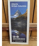1990 AAA CAA Alberta British Columbia Vintage Street Map  - $16.76 CAD