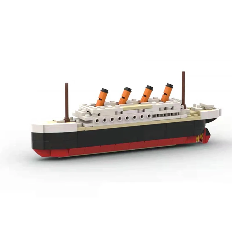 New titanic break in half city model building blocks rms cruise ship shipwreck diy boat thumb200