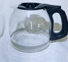 MR. Coffee 12 Cup Glass Replacement Pot Carafe Black Handle &amp; Lid - $21.97