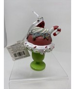 Dreamin&#39; of Ice Cream Bowl Candy Cane Christmas Ornament Sweet Treats - £12.44 GBP