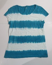 Ann Taylor Loft Womens Lightweight Tie Dye Shirt Size Blue Large NWT - $22.99