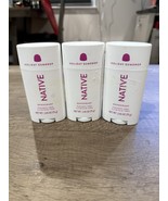 NEW 3Pk Native Deodorant Holiday Gumdrop 2.65oz Paraben Free Aluminum Free - €19,53 EUR