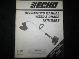 ECHO OPERATOR&#39;S MANUAL WEED &amp; GRASS TRIMMER GT-2101 GT-1100 - $9.99