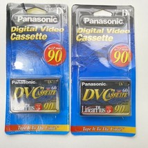 Panasonic DVC Digital Video Cassette Mini 90 Min Lot of 2 NIP - $12.86