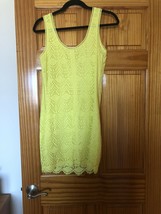 Juicy Couture Yellow Tank Dress Sz6 - £18.39 GBP