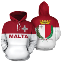 Malta Country Flag Hoodie Adults And Youth - £44.04 GBP
