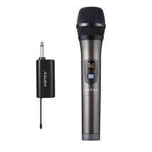 Uhf Wireless Dynamic Handheld Microphone With Rechargeable 1/4 Output Mini Porta - £54.34 GBP