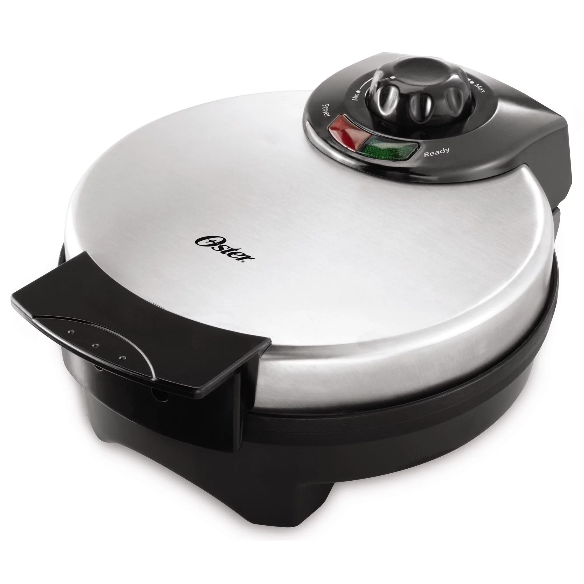 Oster 8&quot; Nonstick Belgian Waffle Maker with Temperature Control, Silver - £56.26 GBP