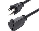 StarTech.com 20ft (6m) Power Extension Cord, NEMA 5-15R to NEMA 5-15P Bl... - $22.69+