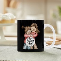 Ceramic Mug – 11 oz – Sibling&#39;s Day Gift - HSD Black Coffee Mug - £10.76 GBP