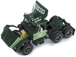 Ford LT-9000 Day Cab w Vintage 40&#39; Dry Goods Tandem-Axle Trailer Green Branch Mo - £87.77 GBP