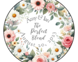 The Perfect Blend Wedding Stickers, Coffee Favors, Tea Favors, Labels ta... - $12.49