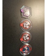 Disney Infinity 1.0, 2.0 Power Disk lot of 4 - $11.88