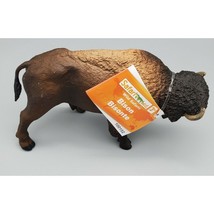 100152 North American Wildlife Bison Figure Safari Ltd w/Tag Toy 2018 Animal 5"L - £12.80 GBP