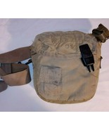 RARE DESERT STORM 2 QUART COLLAPSIBLE WATER CANTEEN W/ POUCH &amp; STRAP ALI... - €19,62 EUR
