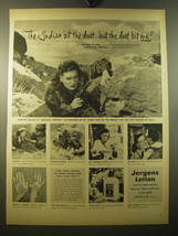 1950 Jergens Lotion Advertisement - Maureen O&#39;Hara - £14.48 GBP