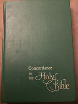 Concordance To The Holy Bible - Vintage 1971 - KJV  American Bible Society - £6.23 GBP