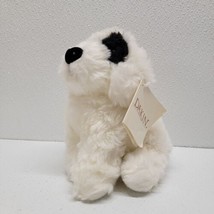 Dakin Baby Pups Brussels White Puppy Dog Black Spot Plush Stuffed Animal - $49.40