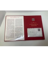 Genuine Great Britain #1 Penny Black Stamp Fleetwood Red Portfolio Album... - $1,497.99