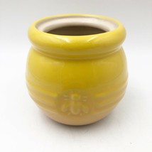 Le Creuset Dijon Yellow Stoneware Honey Pot Jar BEE 16oz 10 30. No Lid No Dipper - £16.07 GBP