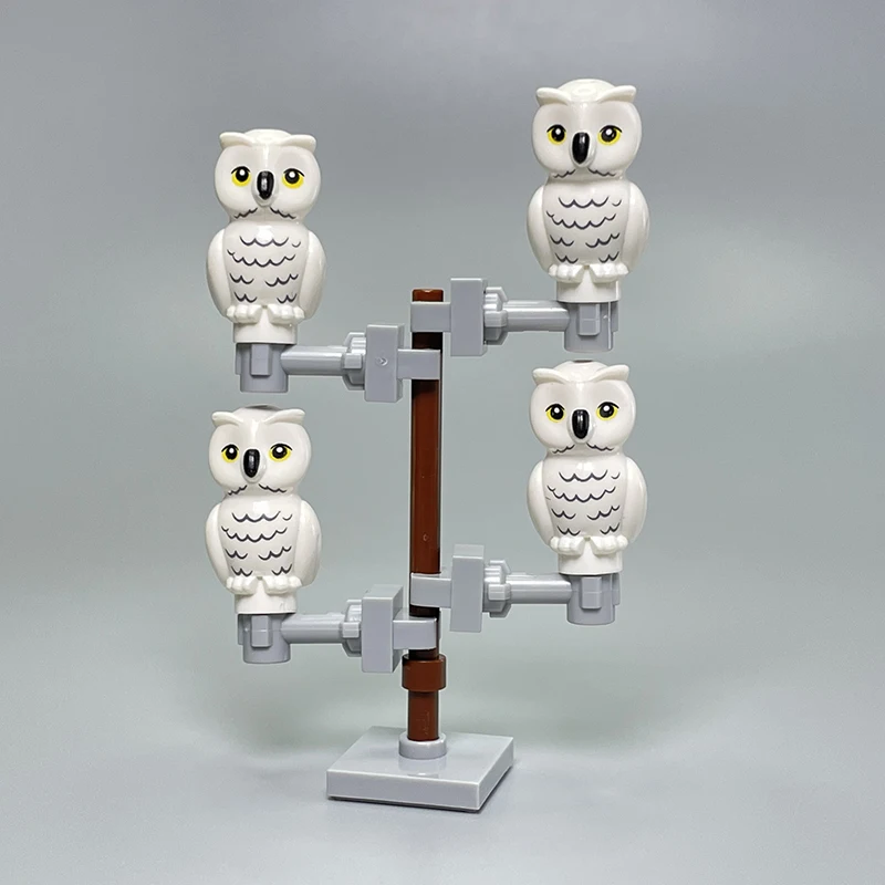 Play Animals Owl Parrot Mahjong with Bracket Figures Model Building Blocks Set P - £23.11 GBP