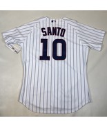 Majestic Chicago Cubs Ron Santo #10 Pinstripe Jersey Size 48 Brand New T... - $2,748.48 MXN