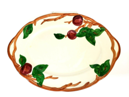 Franciscan Apple Ware Serving Platter 14.25&quot; x 10.5&quot; Med Oval Hand Decor... - $308.71 MXN