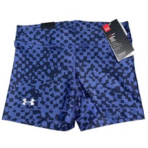 Under Armour Shorts Womens Small Blue Gym Shorty Heat Gear Mid Rise Lightweight - £23.44 GBP