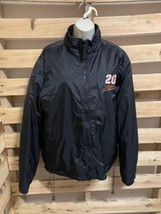 Nascar  Racing #20 Tony Stewart Racing Reversible Jacket Size Large Flee... - £29.48 GBP