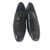 Kenneth Cole Reaction Mens Paxon Slip On Dress Shoe 9M Black Loafer - £24.76 GBP