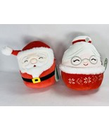 2 x 8&quot; Squishmallows Nick &amp; Nicolette Plush Mr. &amp; Mrs. Claus Christmas H... - $475.75 MXN
