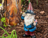 Mothers Day Gifts for Mom Wife, 12&quot; Tall Outdoor Patriotic Garden Gnome ... - £26.48 GBP