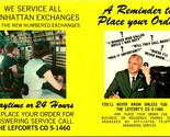 Vtg Advertising Postcard Affiliated Telephone Answering Service New York... - £8.36 GBP