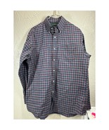 Lauren Ralph Lauren Plaid Men&#39;s Slim Fit Non Iron Size Dress Shirt 16.5 ... - $24.95
