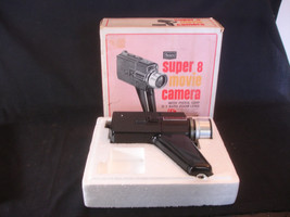 Old Vtg Sears Super 8 Movie Camera W/Pistol Grip 3-1 Auto Zoo Lens Origi... - $49.95