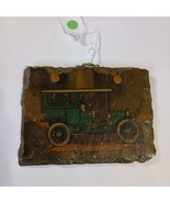 Slate Tile Plaque With Cadillac-1910 Car on it Decorative Wall Hanging F... - $295.58 MXN