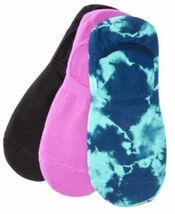 3 Pacco HUE Calzini Invisibili Tie Dyed Da Donna Pacifico Nuovo Con Etic... - $53.93 MXN