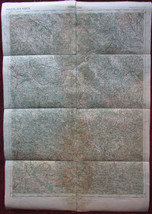 1948 Original Military Topographic Map Titovo Uzice Serbia Yugoslavia Classified - £30.51 GBP