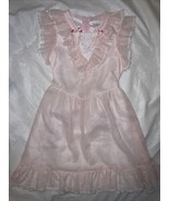 Vtg Girls Robyn Sue Pink dress Lace  Sz 8 Made In USA - €34,14 EUR