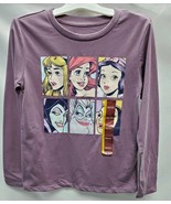 NWOT Girls Disney Princess Villain Size S (6/6X)  Long Sleeve Purple T-S... - $9.99