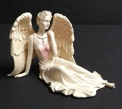 AngelStar Reflections Inspirational Platinum Series Angel Figurine 3.5&quot;h #8326 - $19.99