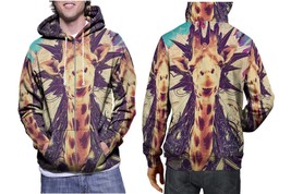 Giraffe    Men&#39;s Full-Print Sublimation Zipper Hoodie - $46.47 CAD