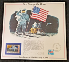 1969 Unused 10c Air Mail U.S. Postage Stamp- First Man on the Moon - Apollo NASA - £31.51 GBP