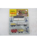 Vintage Kelly Series No. 671B Polythene Train Set,  Original Package 1:1... - $35.03 CAD