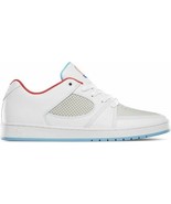 MENS es ACCEL SLIM SKATEBOARDING SHOES NIB WHITE WHITE BLUE - $52.49